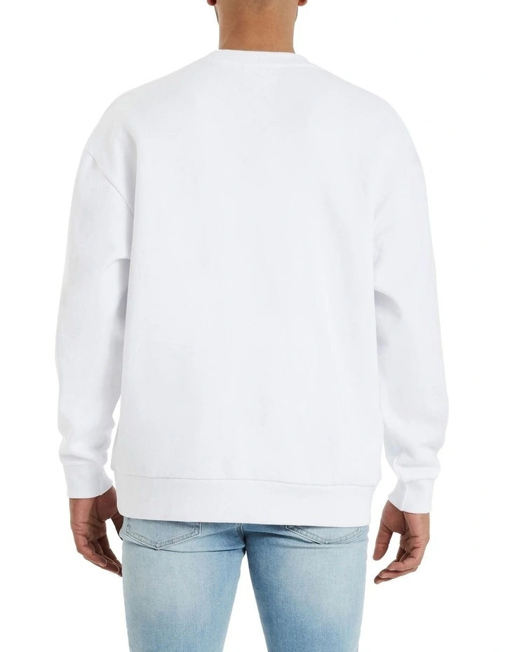 NXP Back To Back Relaxed Sweater - White (view 2)
