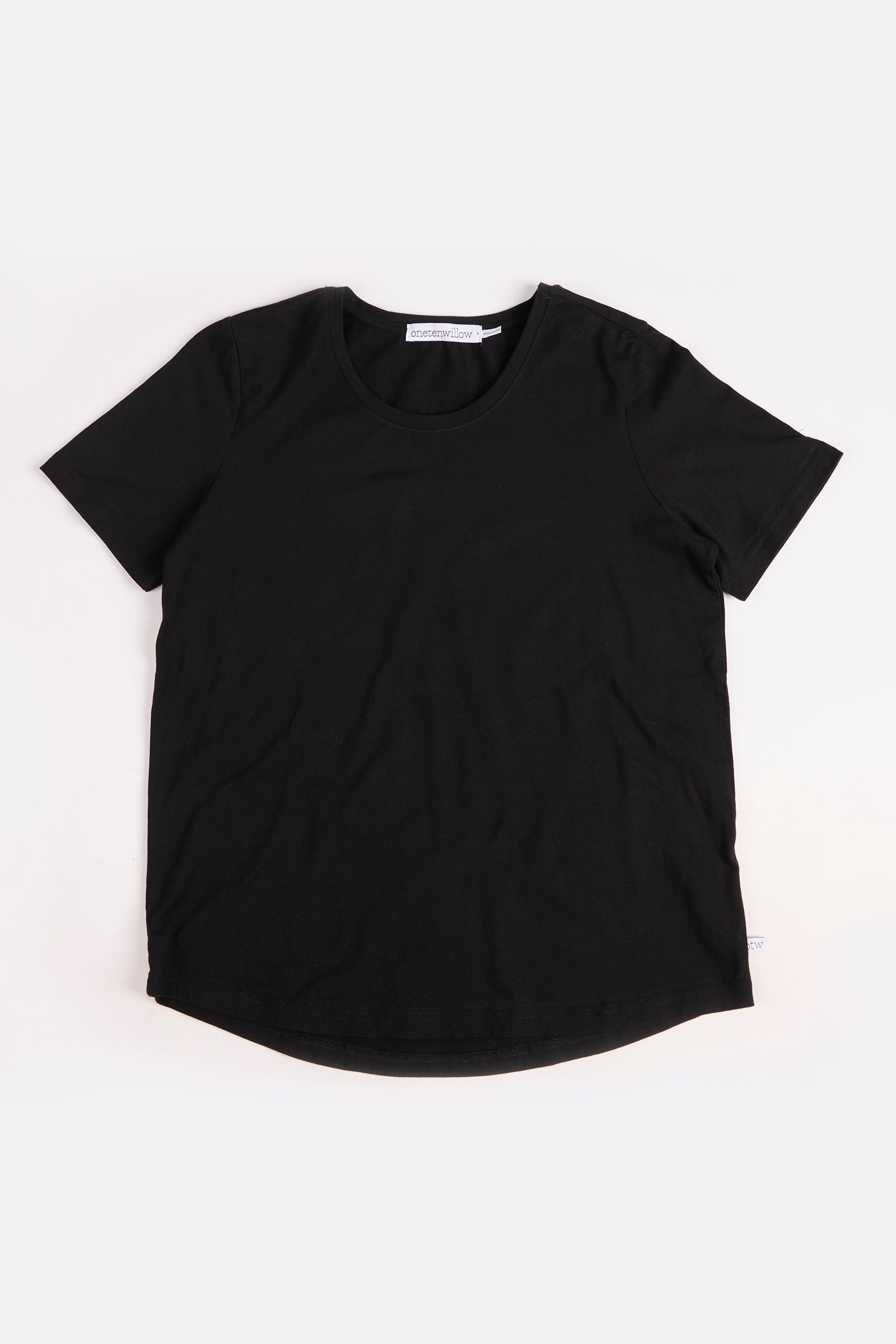One Ten Willow Crew Tee - Black (view 2)