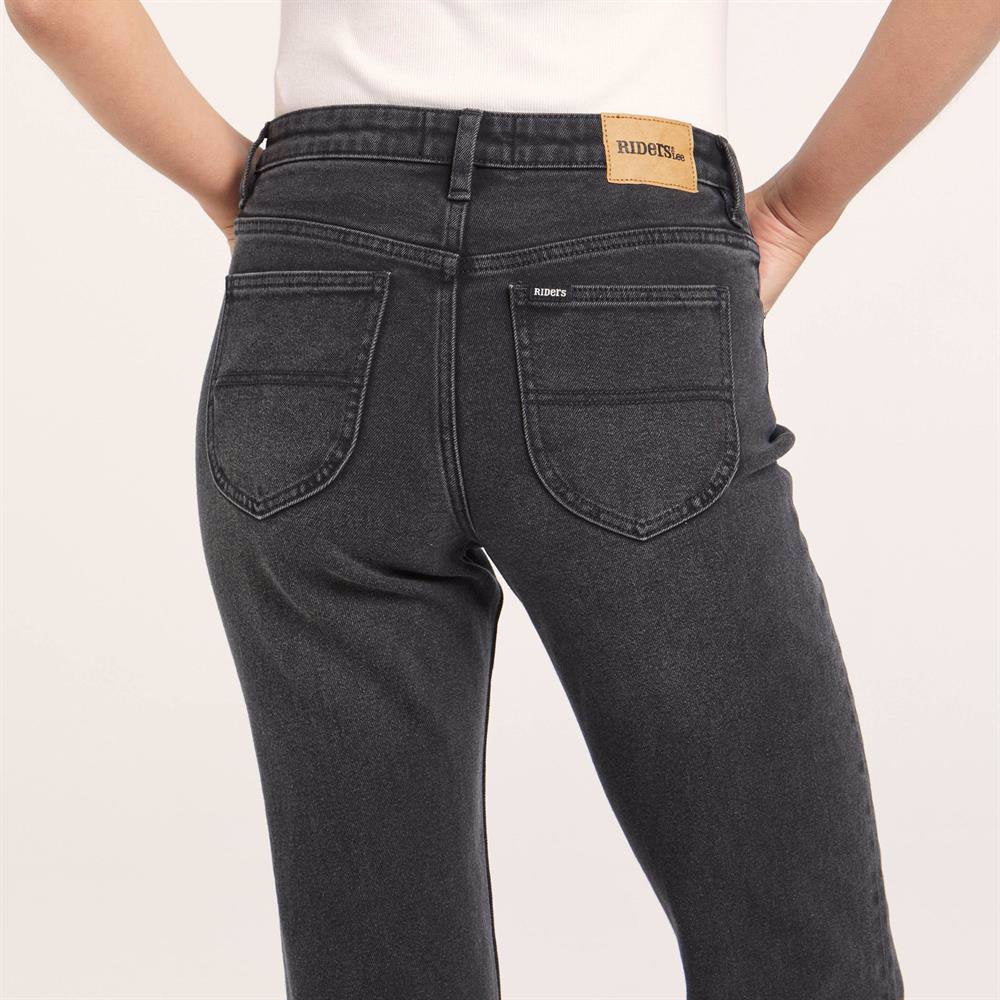 Riders Mid Vintage Straight Jeans - Stoic Black (view 2)