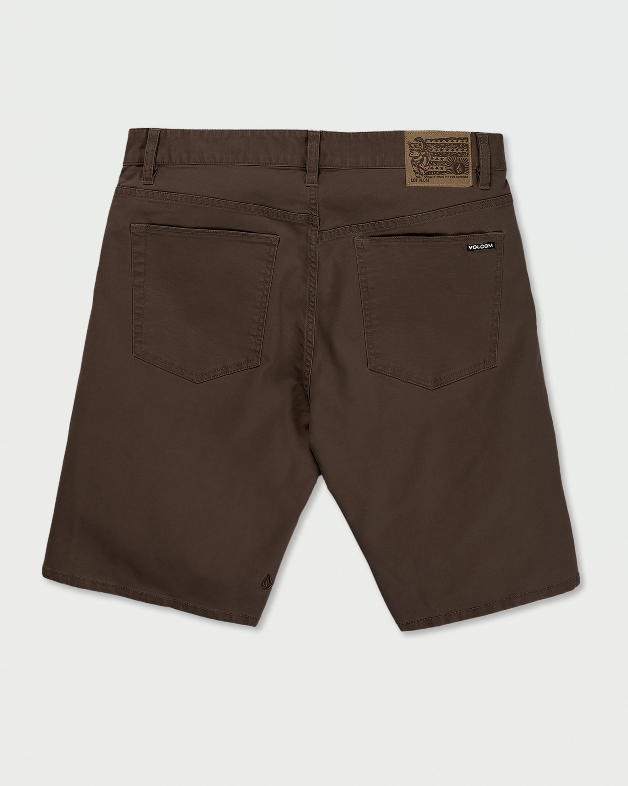 Volcom Modown Canvas 5 Pocket Short Wren - back
