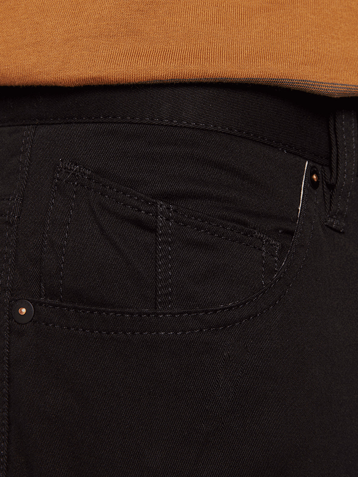 Volcom Solver Lite 5 Pocket Pant - Black (view 4)