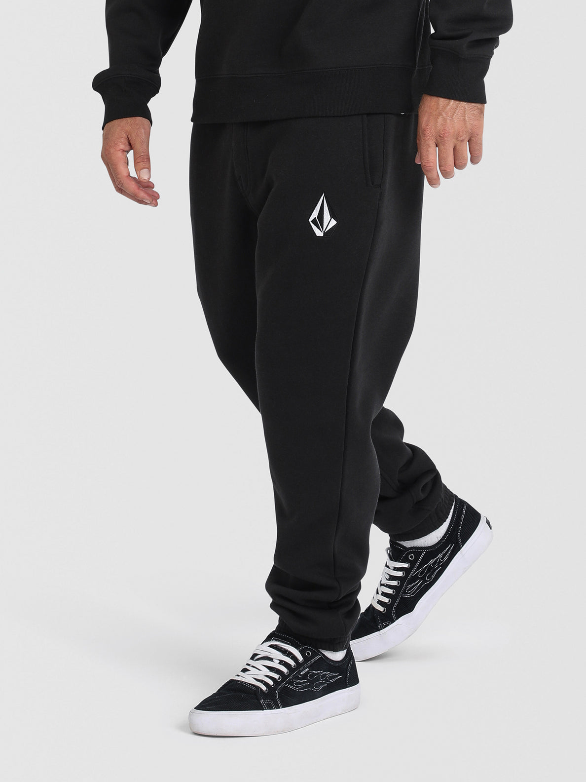 Volcom Vologo Fleece Pant - Black (view 3)