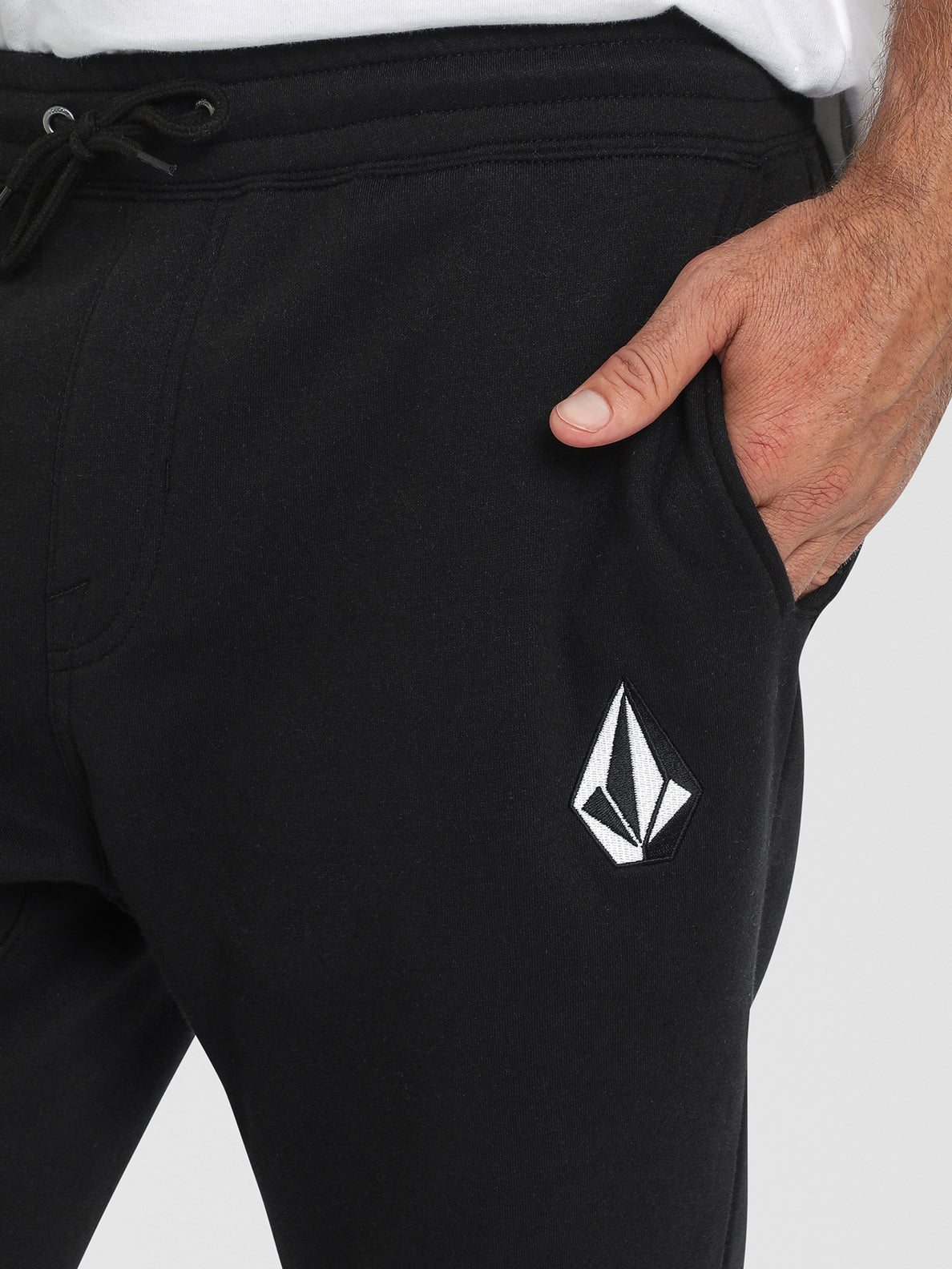Volcom Vologo Fleece Pant - Black (view 5)
