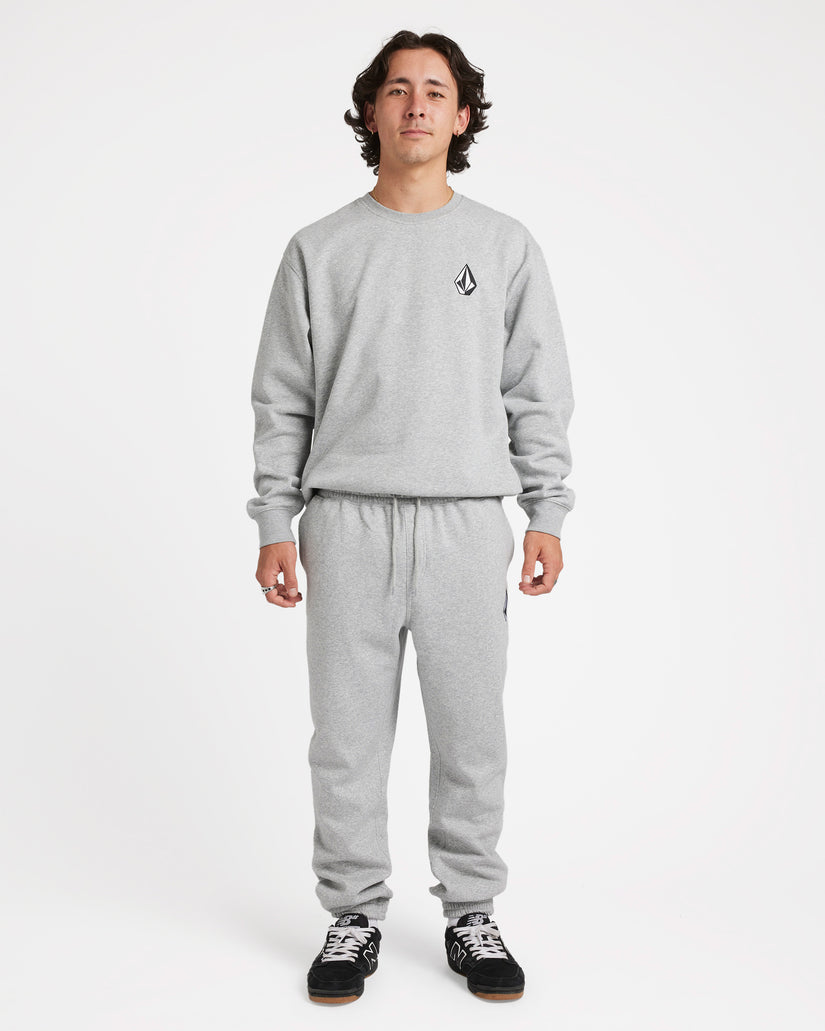Volcom Vologo Fleece Pant - Heather Grey