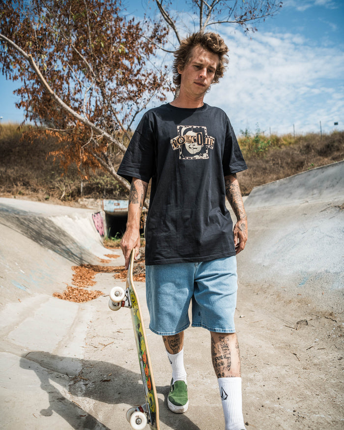 Volcom Billow Denim Short 22" - Blueprint (view 4)