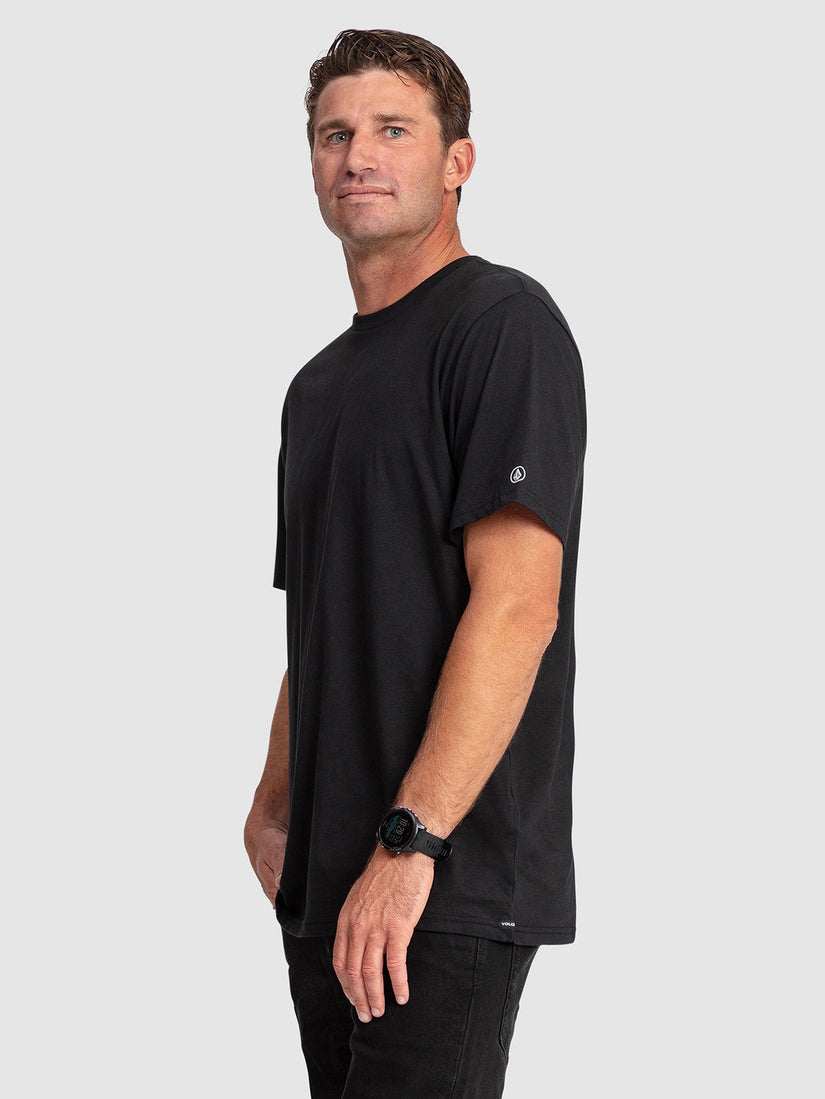 Volcom Aus Solid Short Sleeve T-Shirt - Black