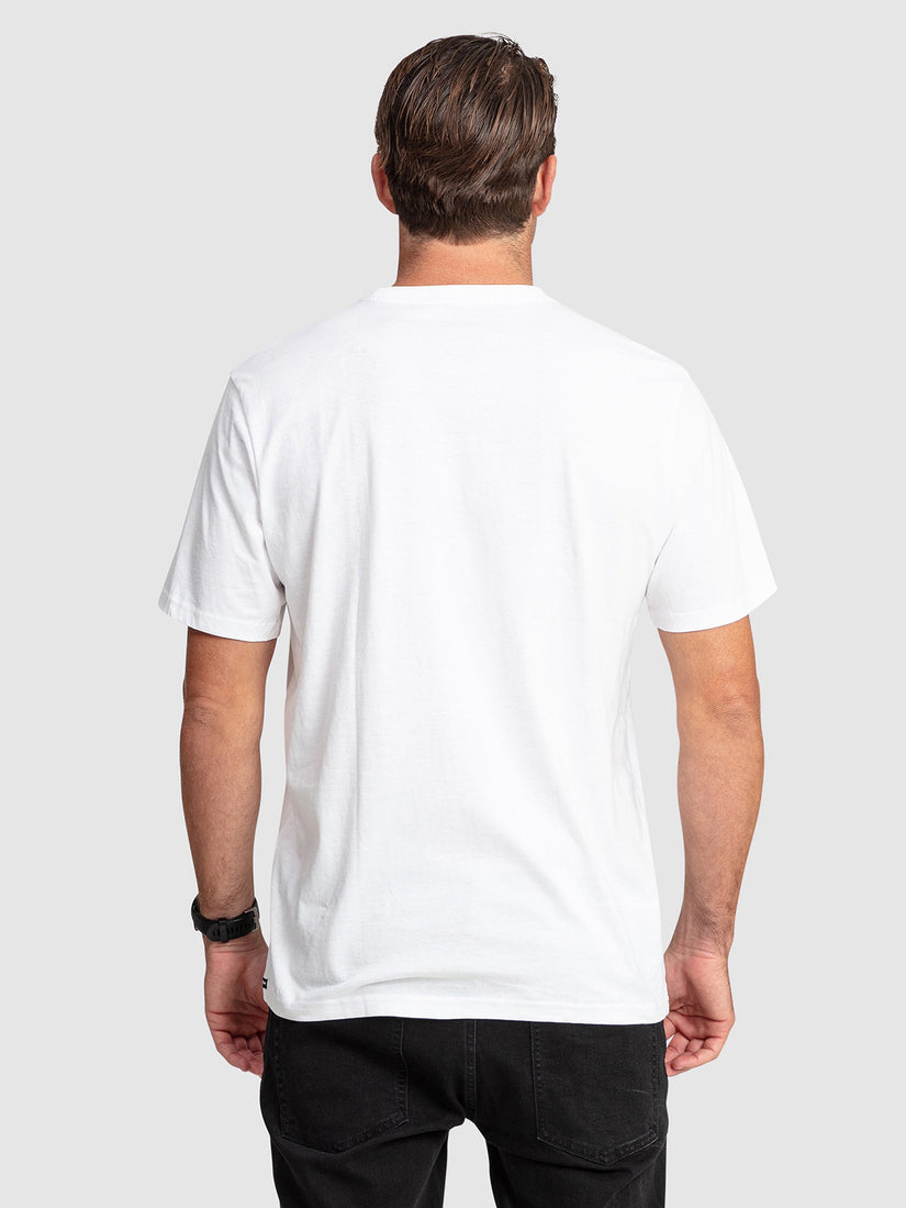 Aus Solid Short Sleeve T-Shirt - White