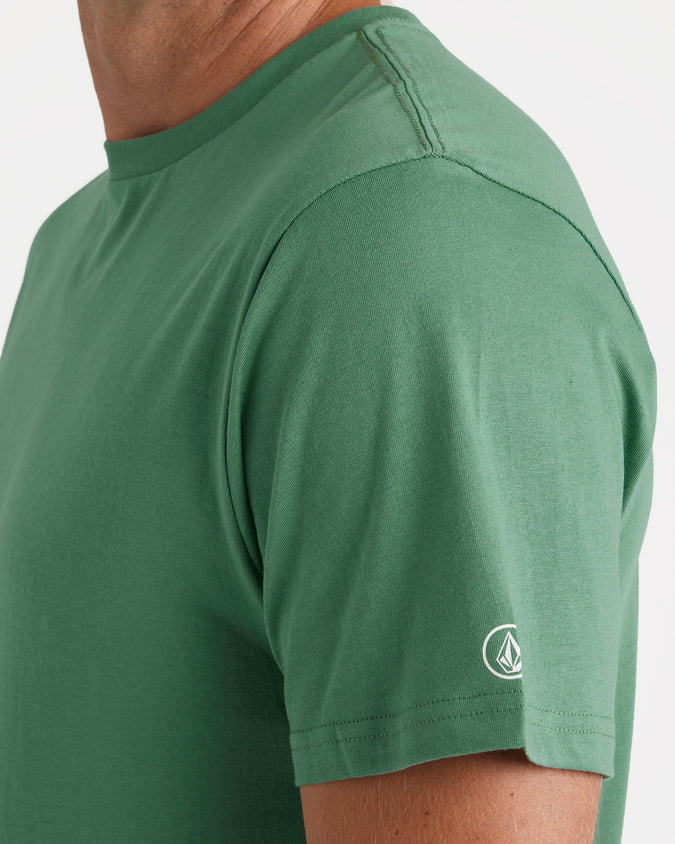 Volcom Aus Solid Short Sleeve Tee - Biscay Green (view 2)