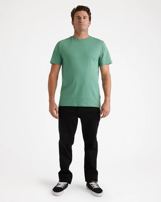 Aus Solid Short Sleeve Tee - Biscay Green