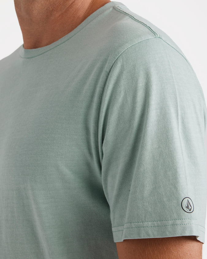 Volcom Aus Wash Short Sleeve Tee - Chambray (view 4)