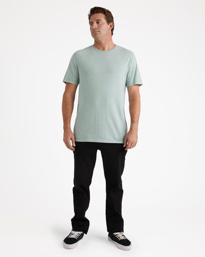 Aus Wash Short Sleeve Tee - Chambray