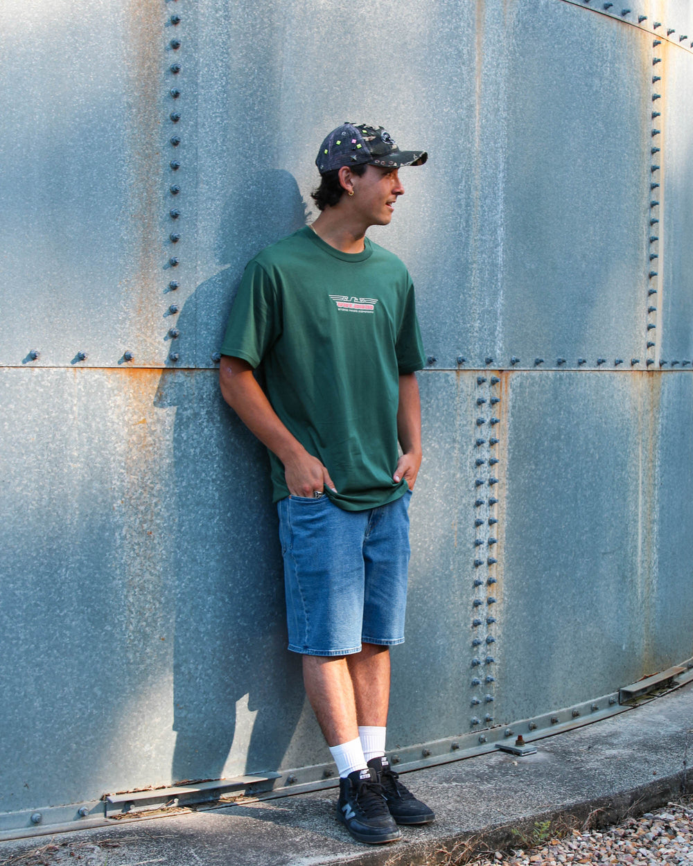 Volcom Swooped Short Sleeve Tee - Billiard (view 8)