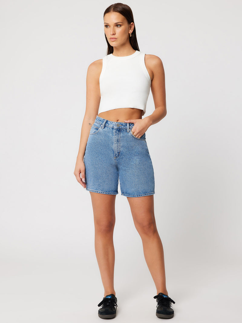 Abrand Carrie Short - Naomi Mid Vintage Blue