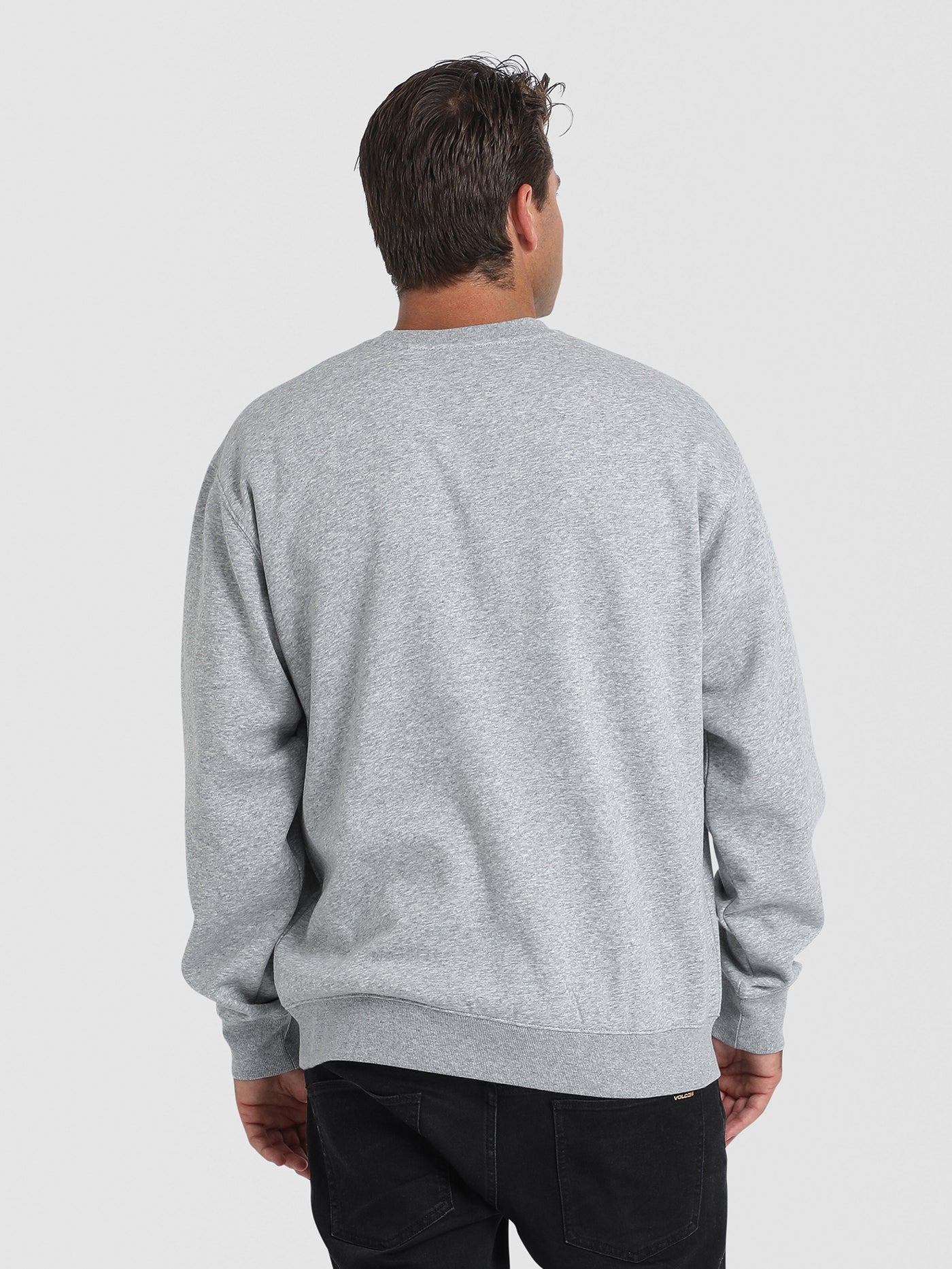 Volcom Vologo Crew Fleece - Heather Grey (view 3)