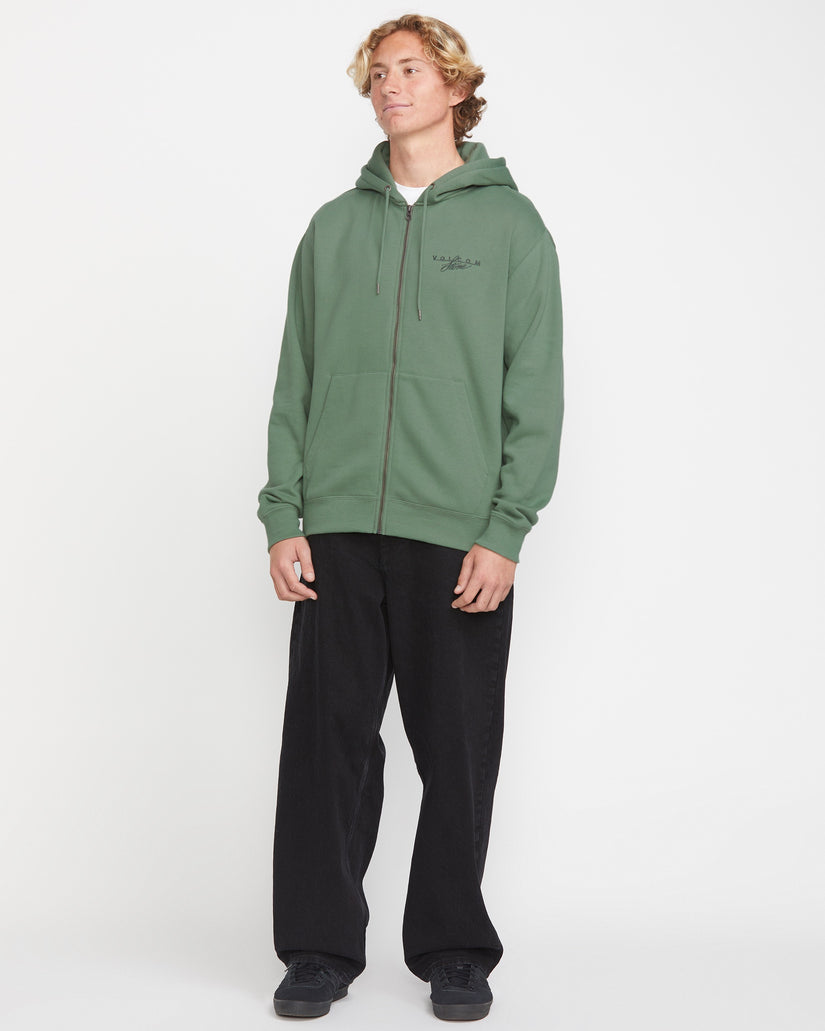 Volcom Calmstone Zip - Light Olive
