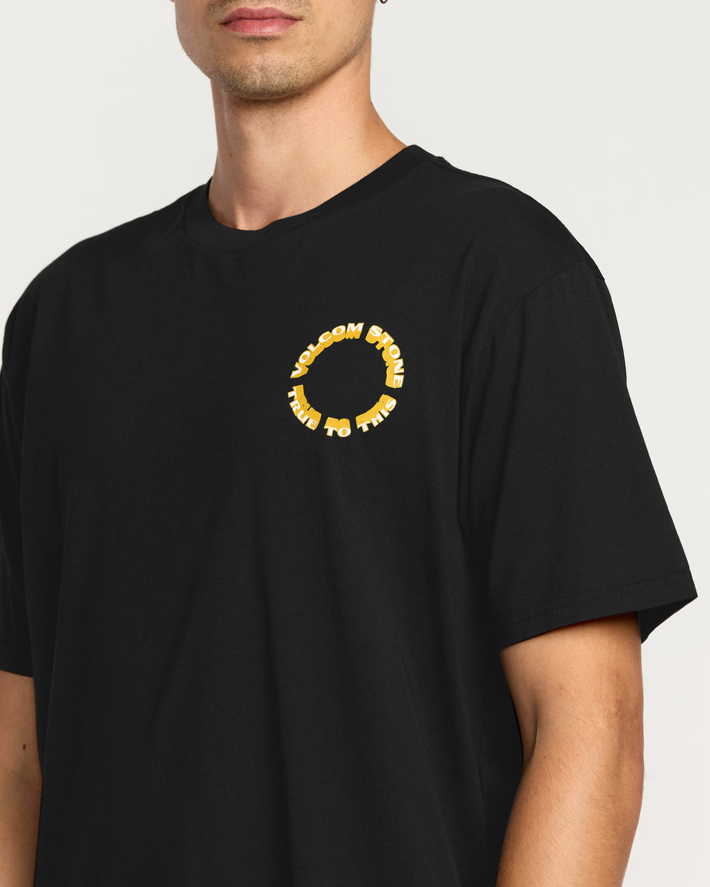 Volcom Daylighter Short Sleeve Tee - Black (view 3)