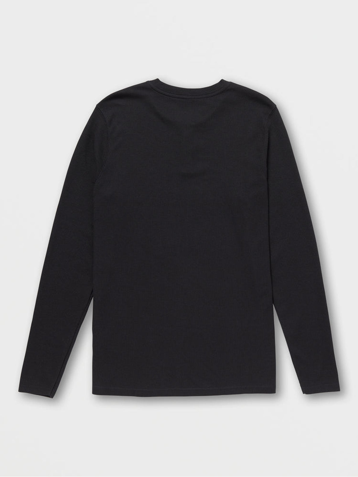 Russel Thermal Long Sleeve Tee - Black Henley