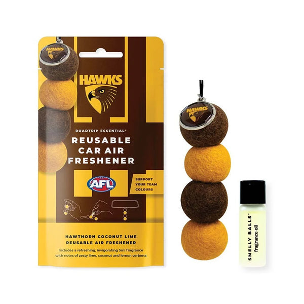 Smelly Balls Hawthorn Hawks Car Air Freshener