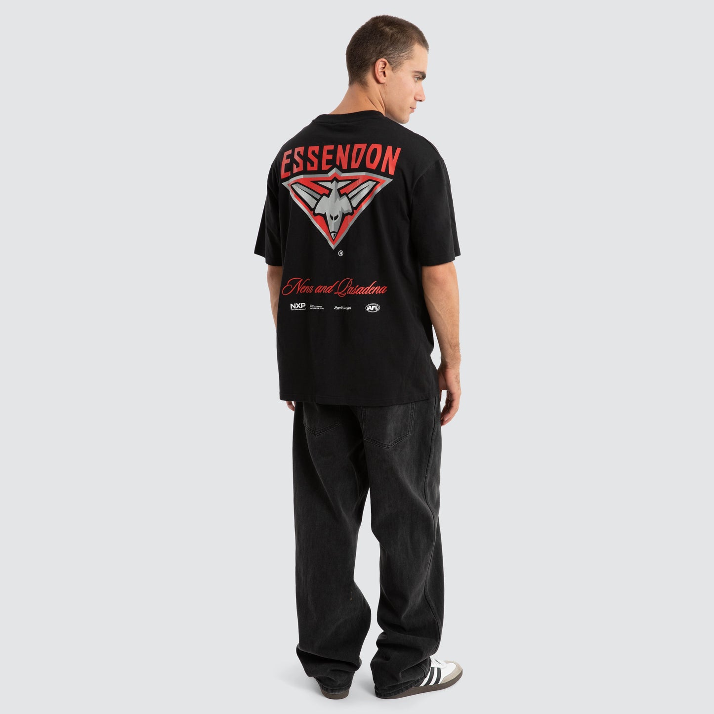 Essendon Season Tee - Jet Black