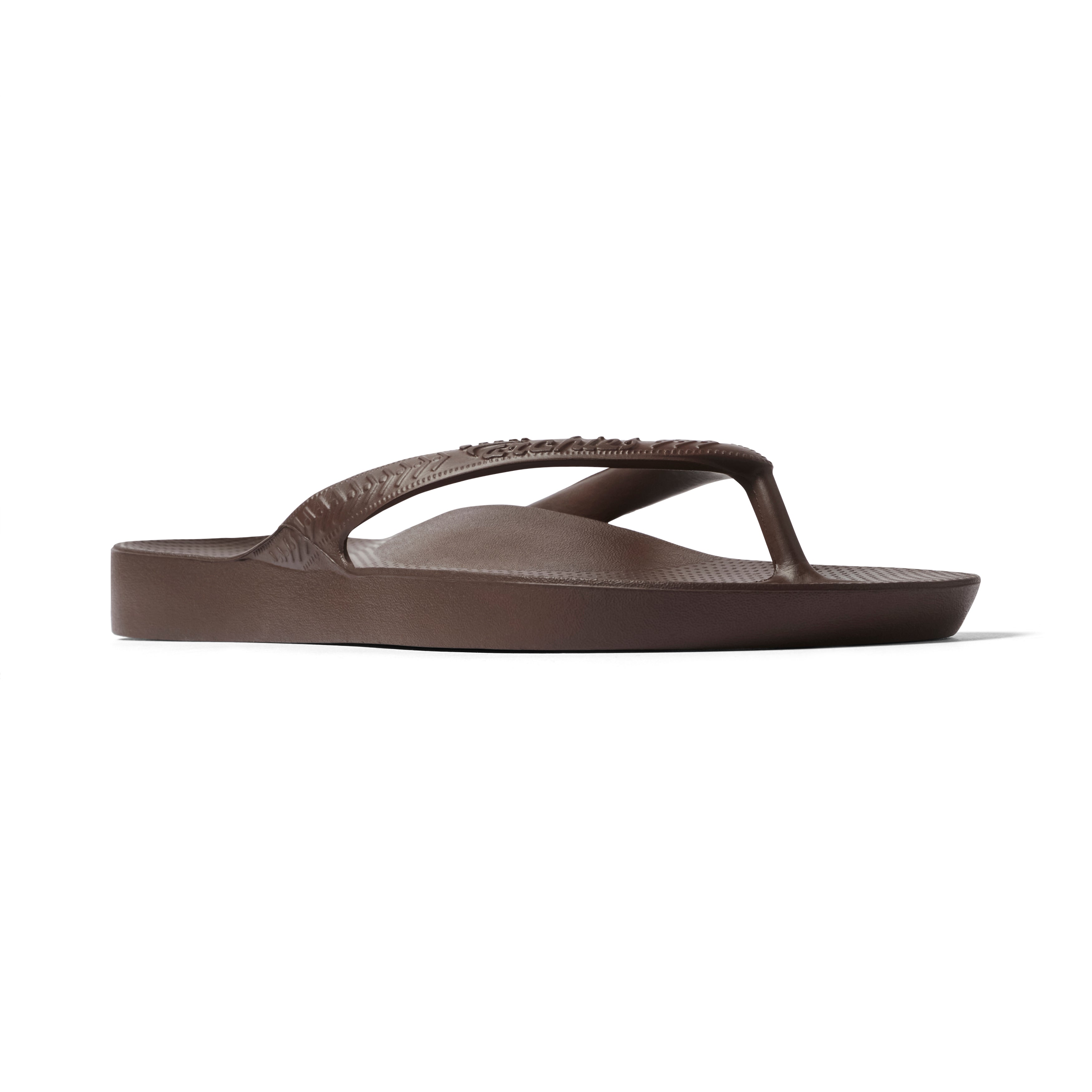 Archies Arch Support Thongs - Classic - Brown (view 2)