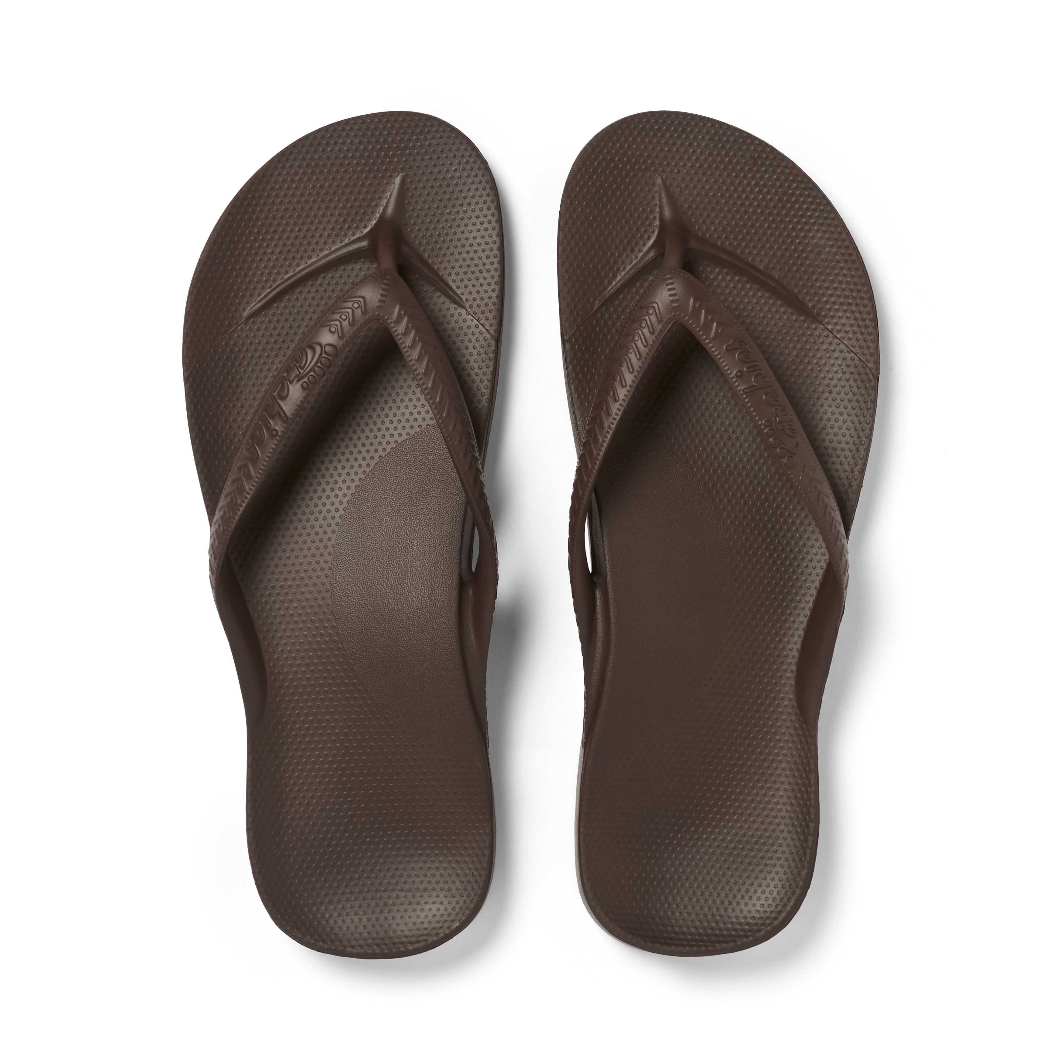 Archies Arch Support Thongs - Classic - Brown