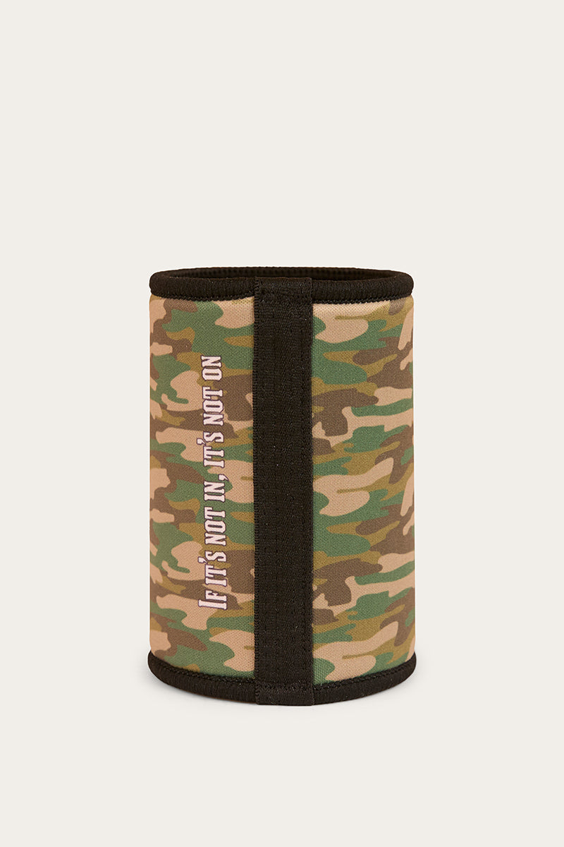 Ringers Western Buckin Barra Stubby Cooler - Camo (view 2)