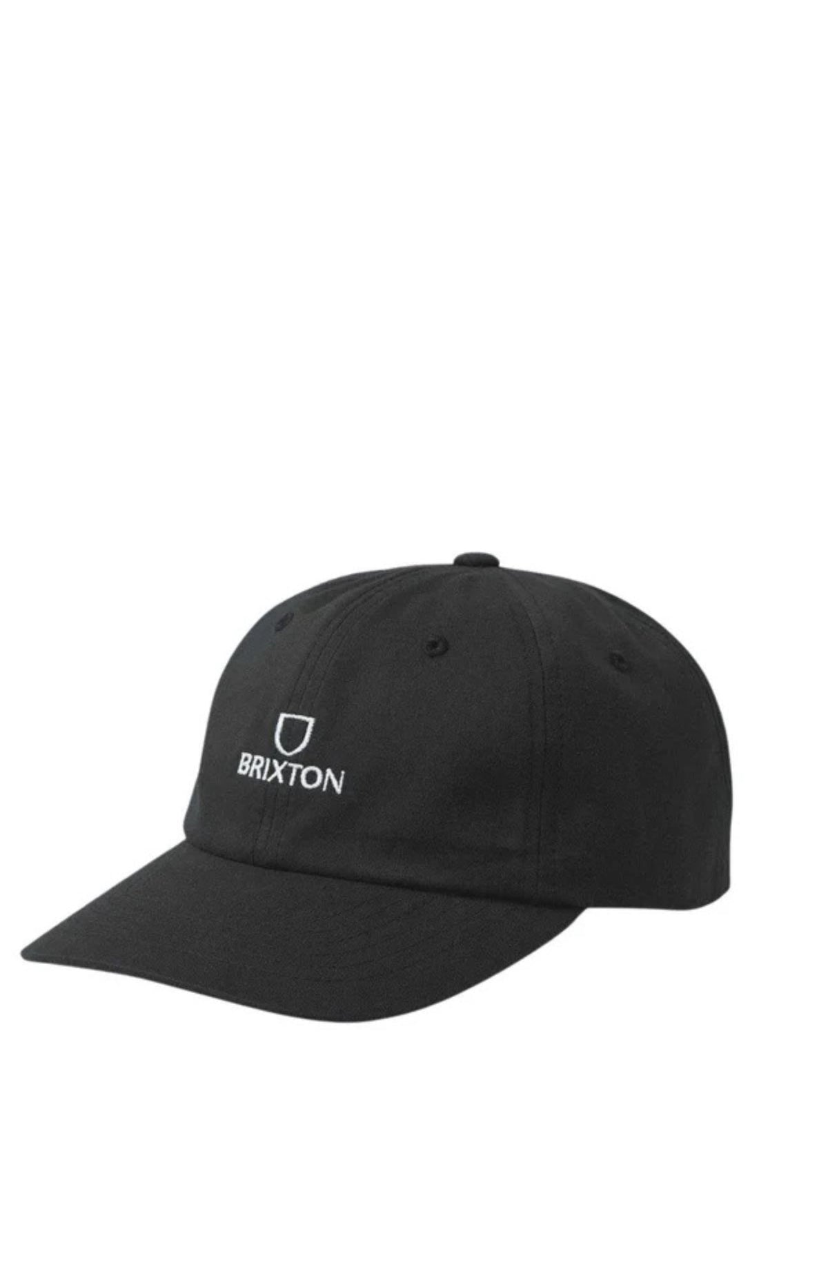 Brixton Alpha NP LP Cap - Black / White Rinse