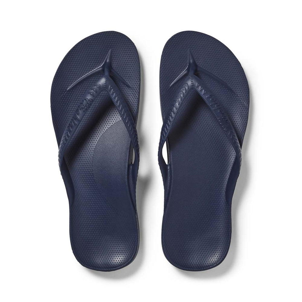 Archies Arch Support Thongs - Classic - Navy