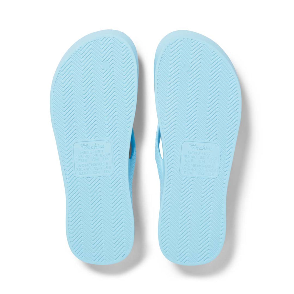 Archies Arch Support Thongs - Sky Blue (view 3)