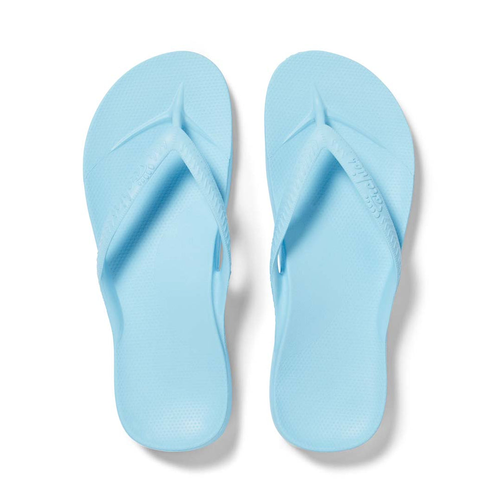 Archies Arch Support Thongs - Sky Blue