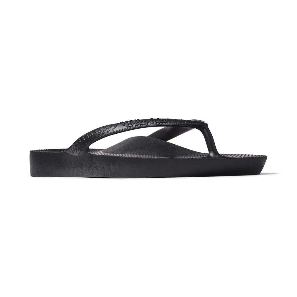 Arch Support Thongs - Black