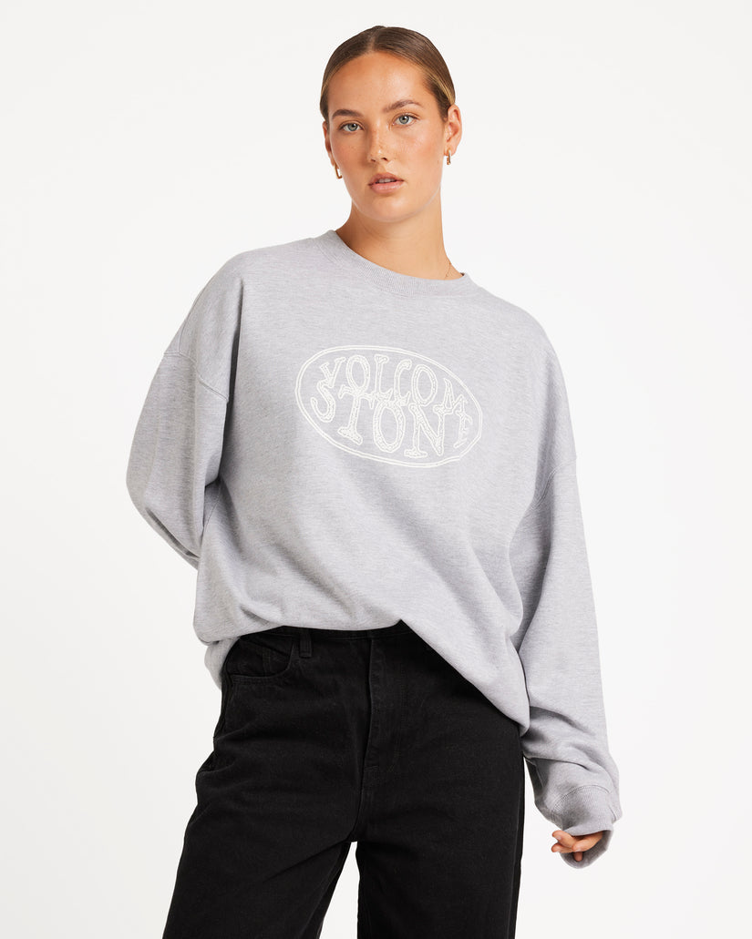 Volcom Ex Boyfriends Crew - Heather Grey