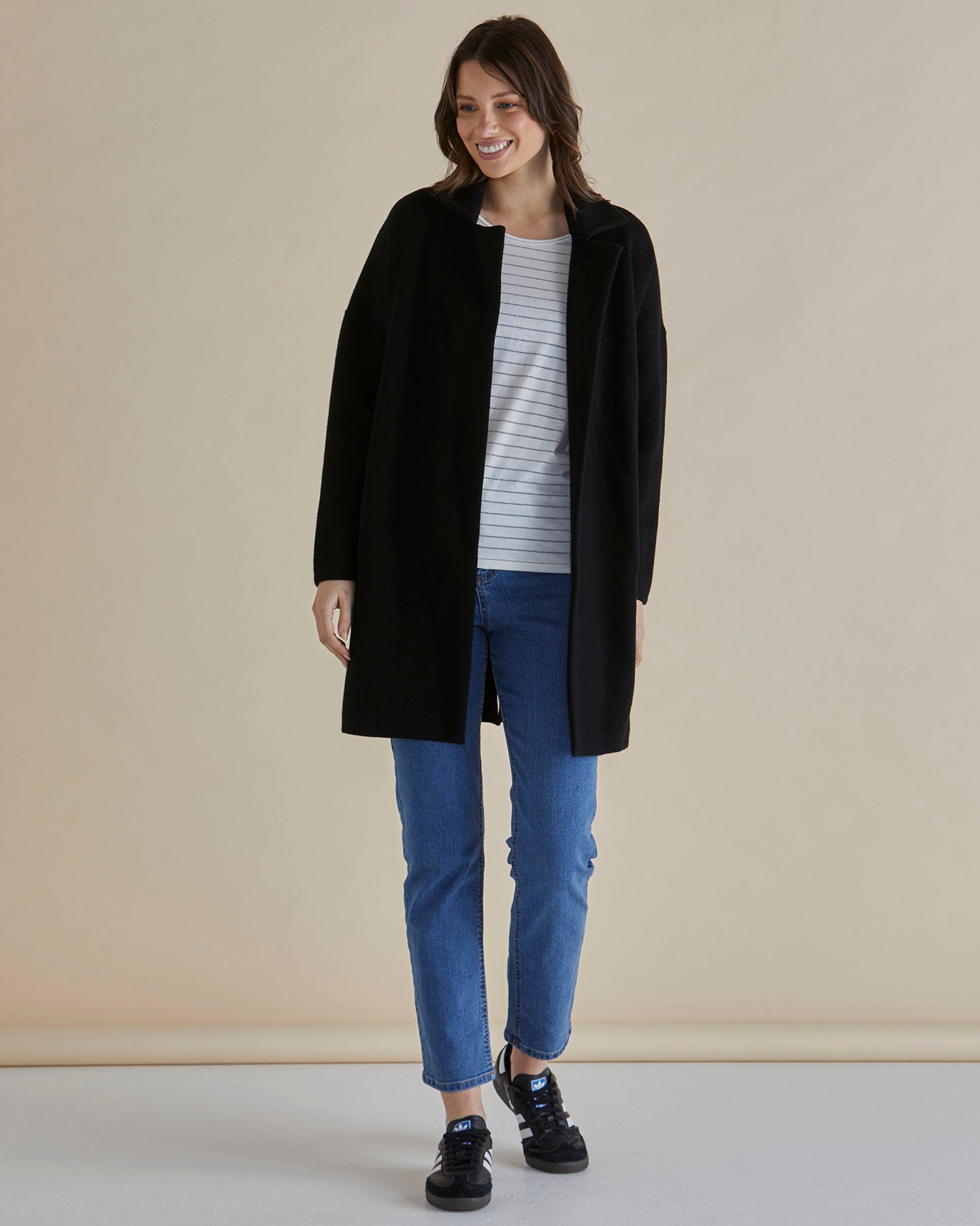 Betty Basics Bristol Coatigan - Black (view 2)