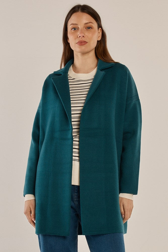 Betty Basics Bristol Coatigan - Teal Green