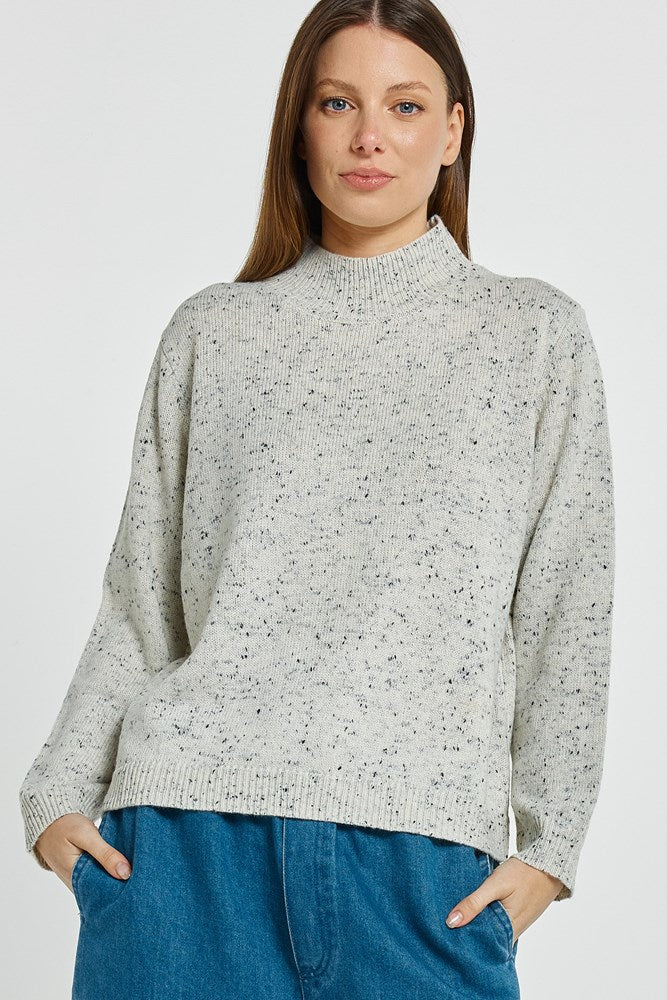 Betty Basics Carlin Knit Sweater - Cream