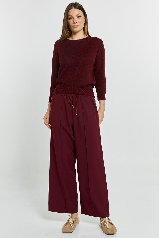 Betty Basics Morris Sweater - Wine (view 2)