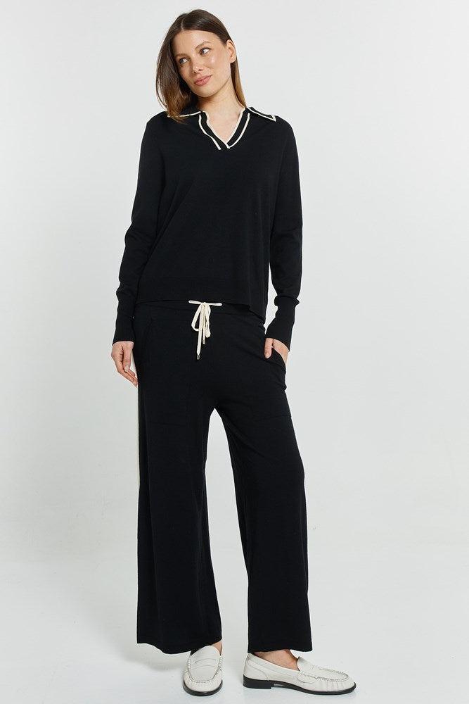 Betty Basics Makenna Knit Pant - Black (view 2)