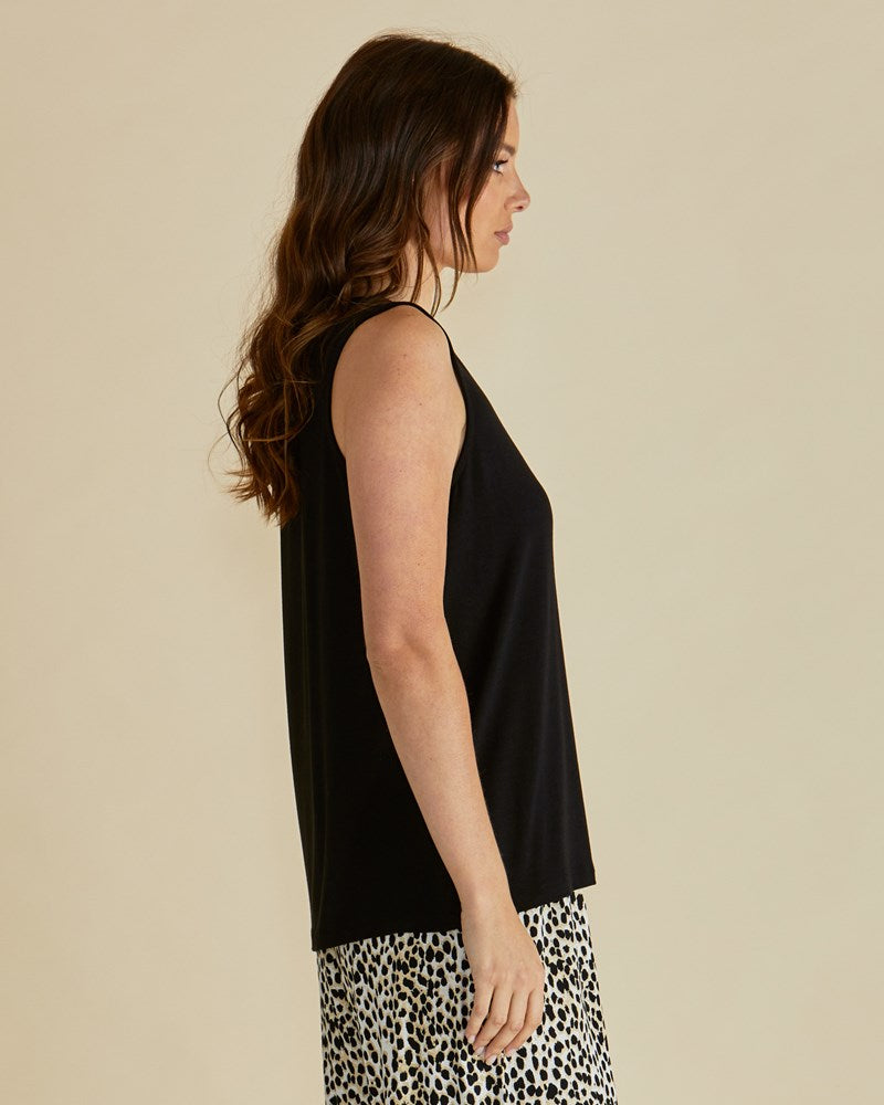 Betty Basics Positano Tank - Black (view 3)