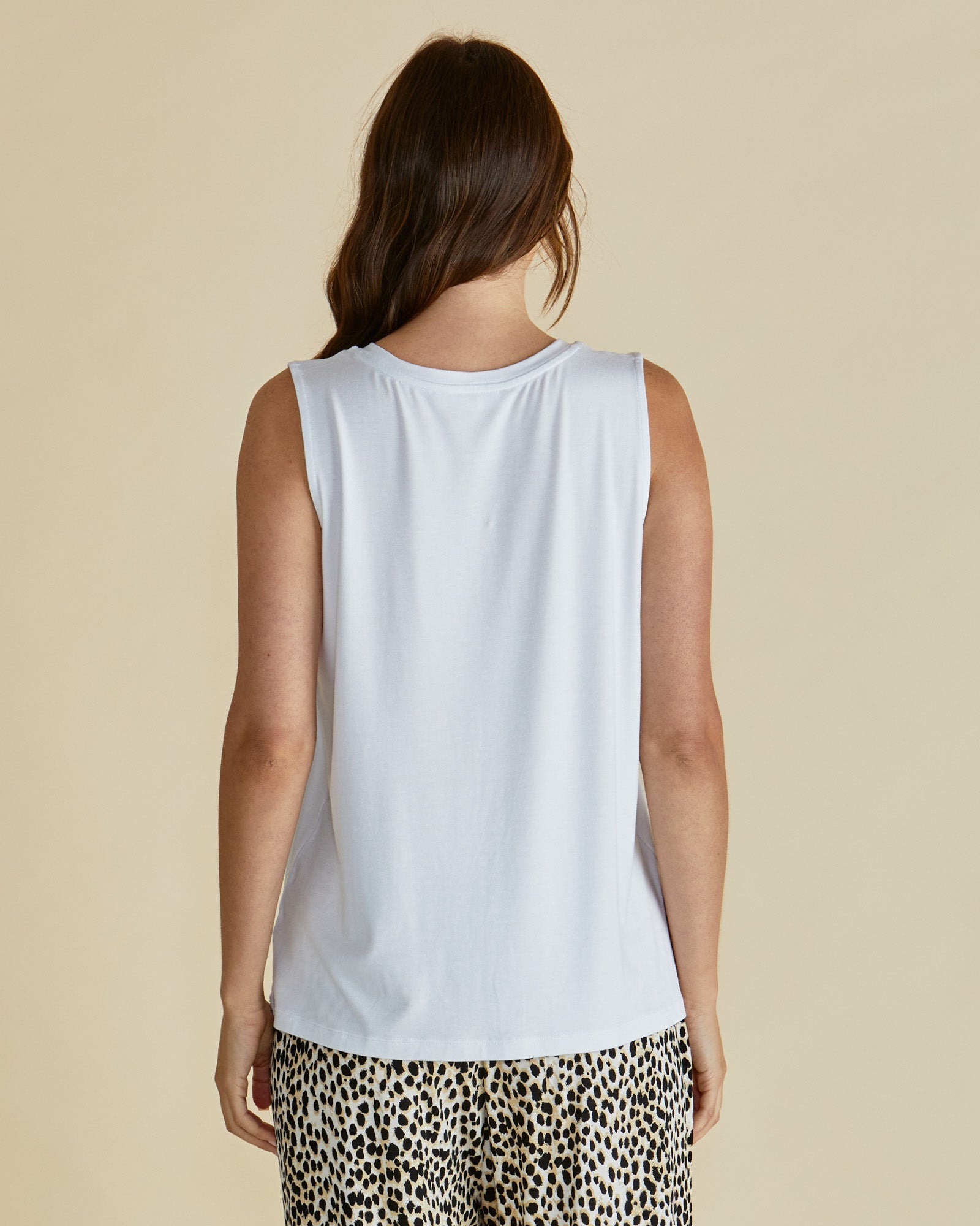 Betty Basics Positano Tank - White (view 4)