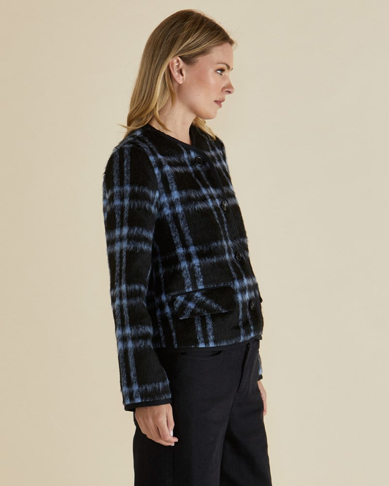 Charlie Check Jacket - Blue Check