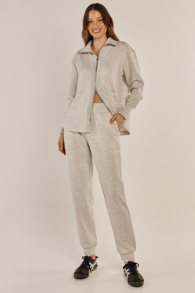 Betty Basics Sabina Trackpant Grey Marle