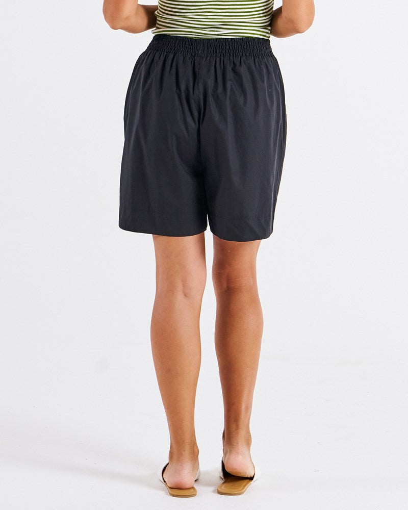 Pomona Cotton Short - Black