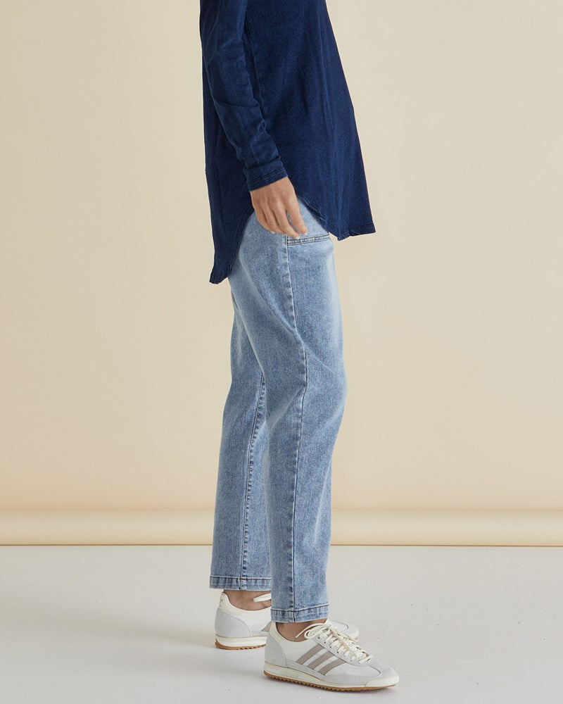 Haven Straight Leg Jean - Light Blue Wash
