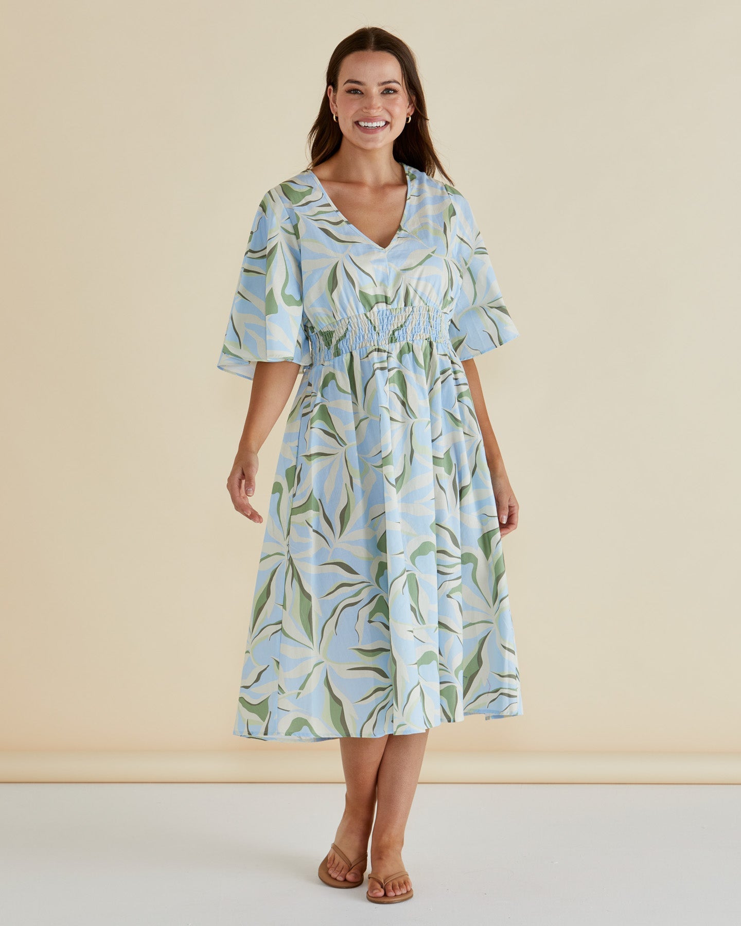 Betty Basics Mazie Dress - Garden Print