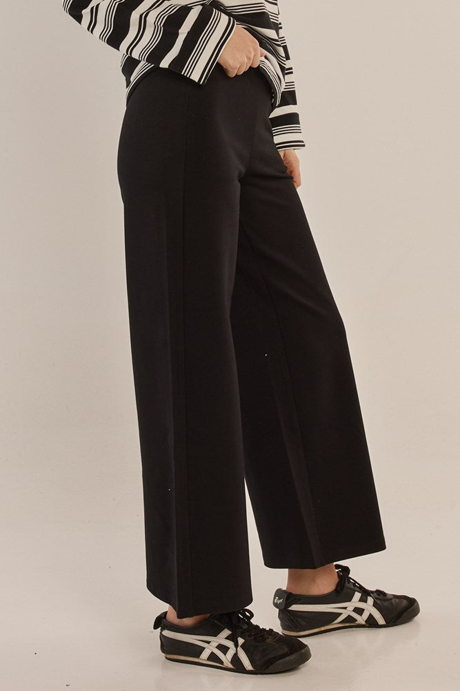 Betty Basics Wynn Wide Leg Ponte Pant - Black (view 3)