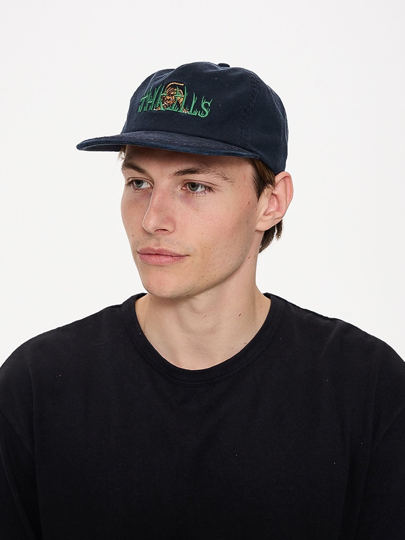 Thrills Eyes In The Grass 5 Panel Cap - Total Eclipse (view 2)
