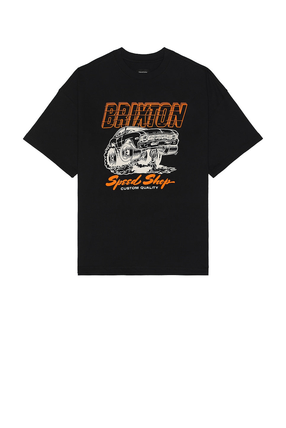 Brixton Smokey HW Relaxed Tee - Black Classic Wash