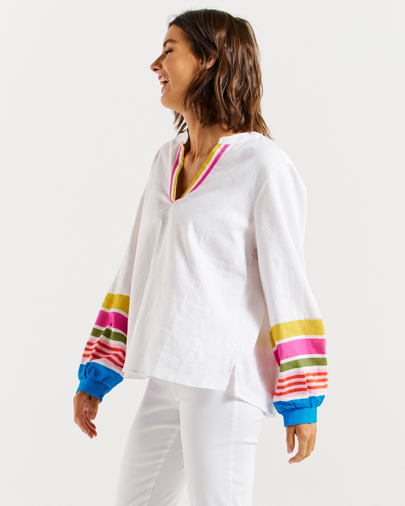 Blossom Blouse - White