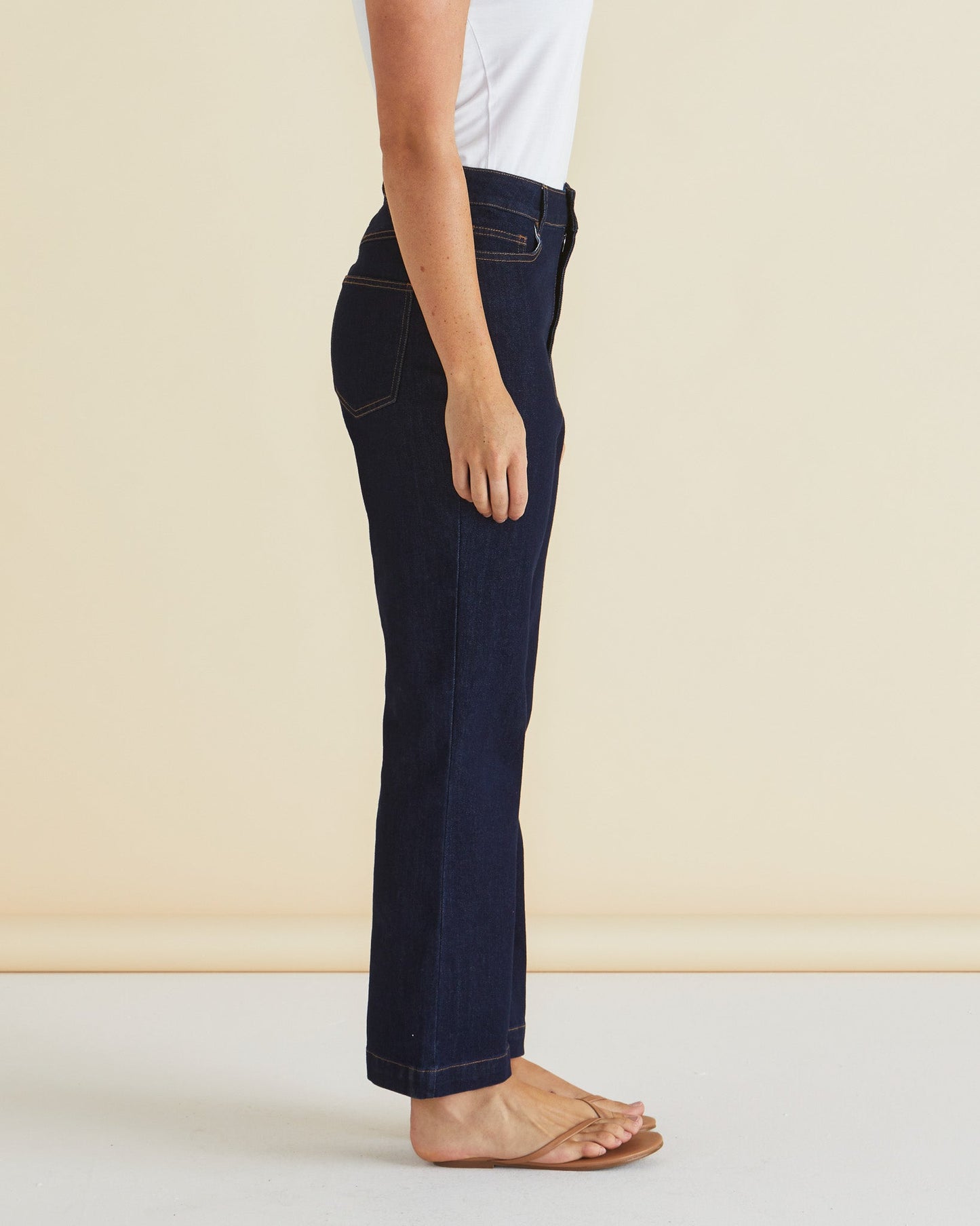Fleur Bootleg Jean - Smoke Ink Denim