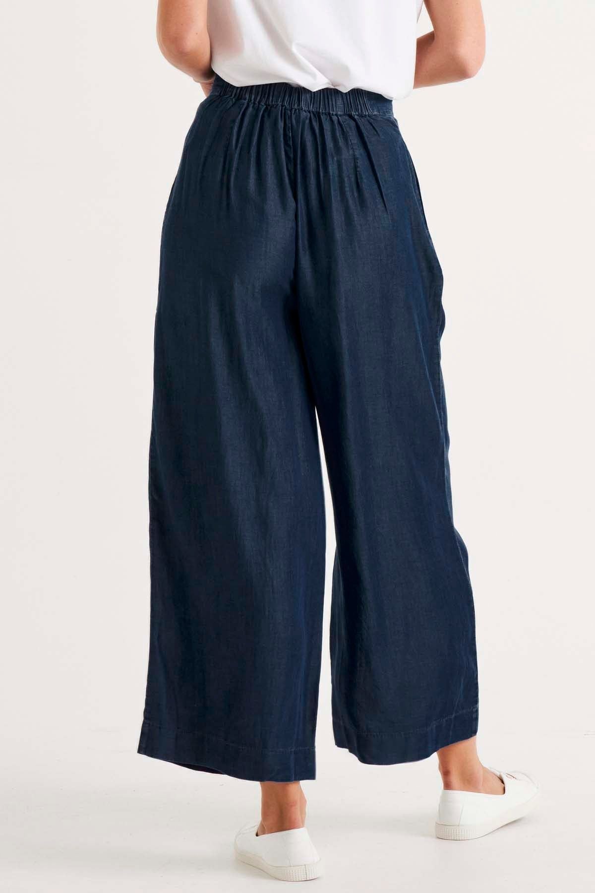 Betty Basics Pia Palazzo Pant - Blue Haze (view 2)